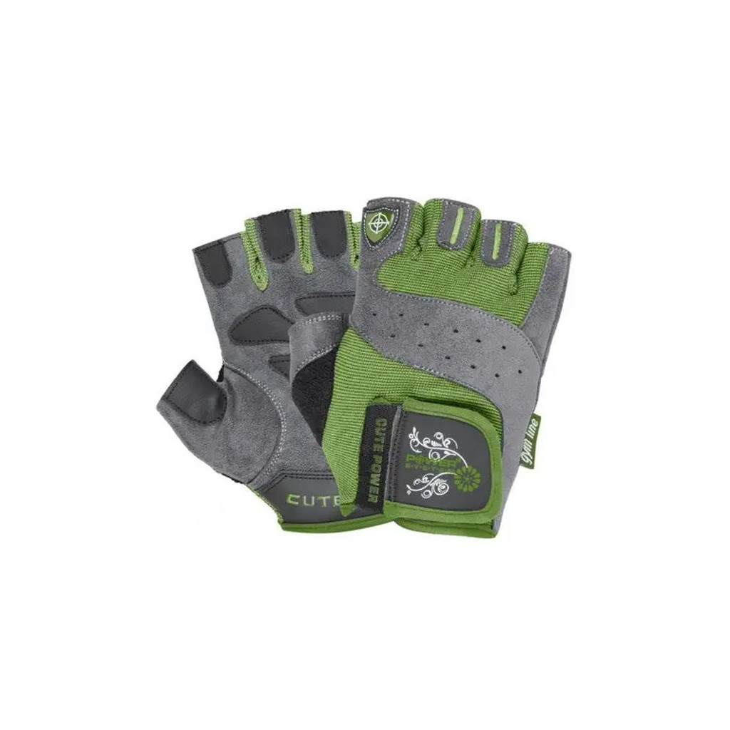 Рукавички для фітнесу Power System Cute Power PS-2560 Green S (PS-2560_S_Green) - зображення 1