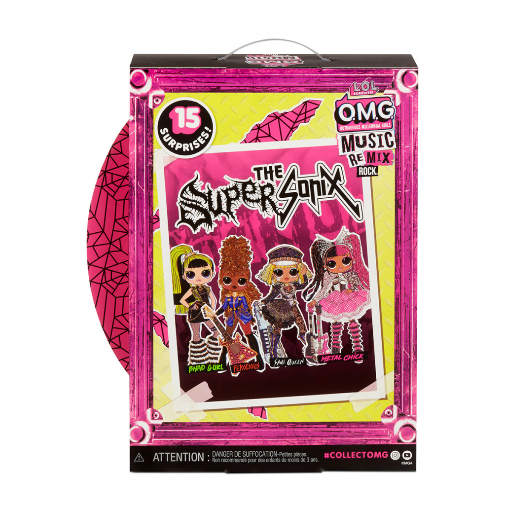 Лялька L.O.L. Surprise! O.M.G. Remix Rock - Леді-Метал (577577) - зображення 4