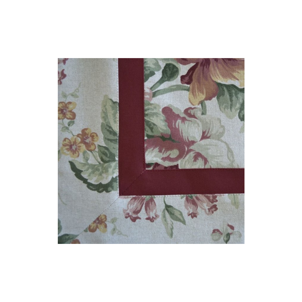 Скатертина Прованс з кантом Глорія Троянда 136х136 (014644) - зображення 2