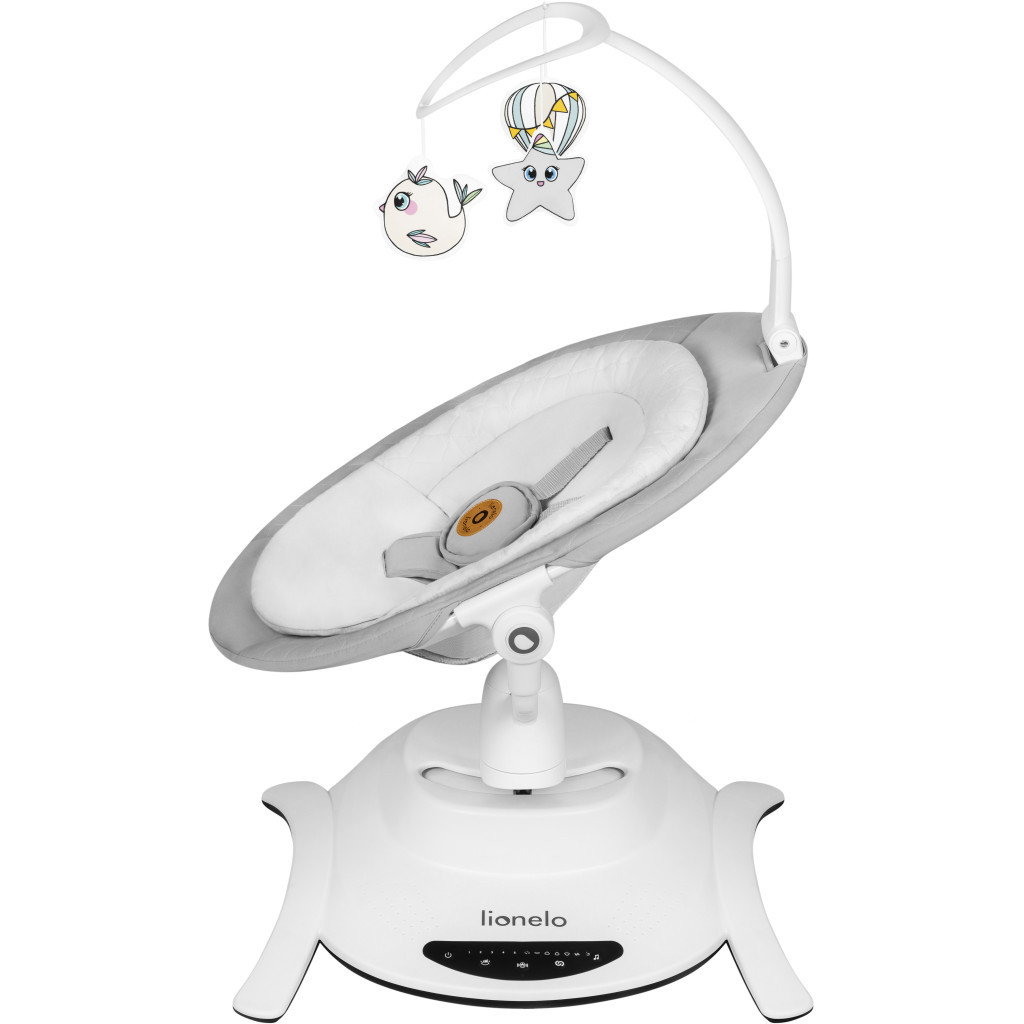 Крісло-гойдалка Lionelo Bella Grey Concrete (LO-BELLA GREY CONCRETE) - зображення 3