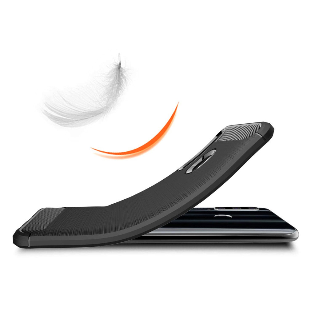 Чохол до мобільного телефона Laudtec для Huawei P Smart 2019 Carbon Fiber (Black) (LT-PST19) - зображення 5