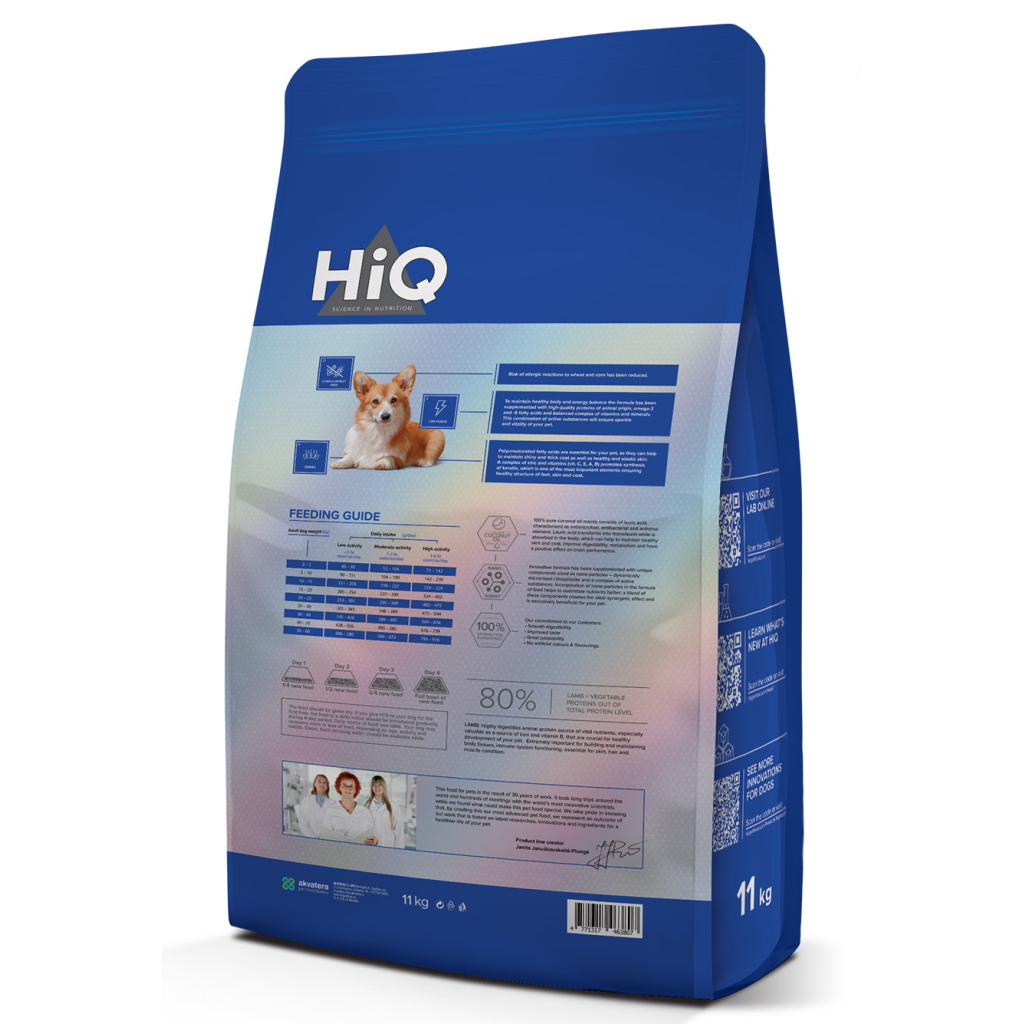 Сухий корм для собак HiQ All Breed Adult Lamb 11 кг (HIQ46380) - зображення 2