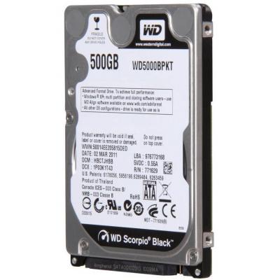 Жорсткий диск для ноутбука 2.5" 500GB WD (#WD5000BPKT-FR#) - зображення 2