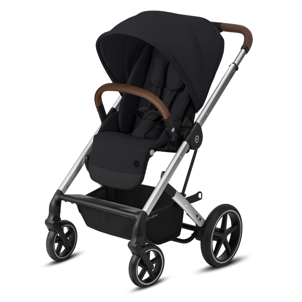 Коляска Cybex Balios S Lux SLV Deep Black (з бампером) (520001249) - зображення 1