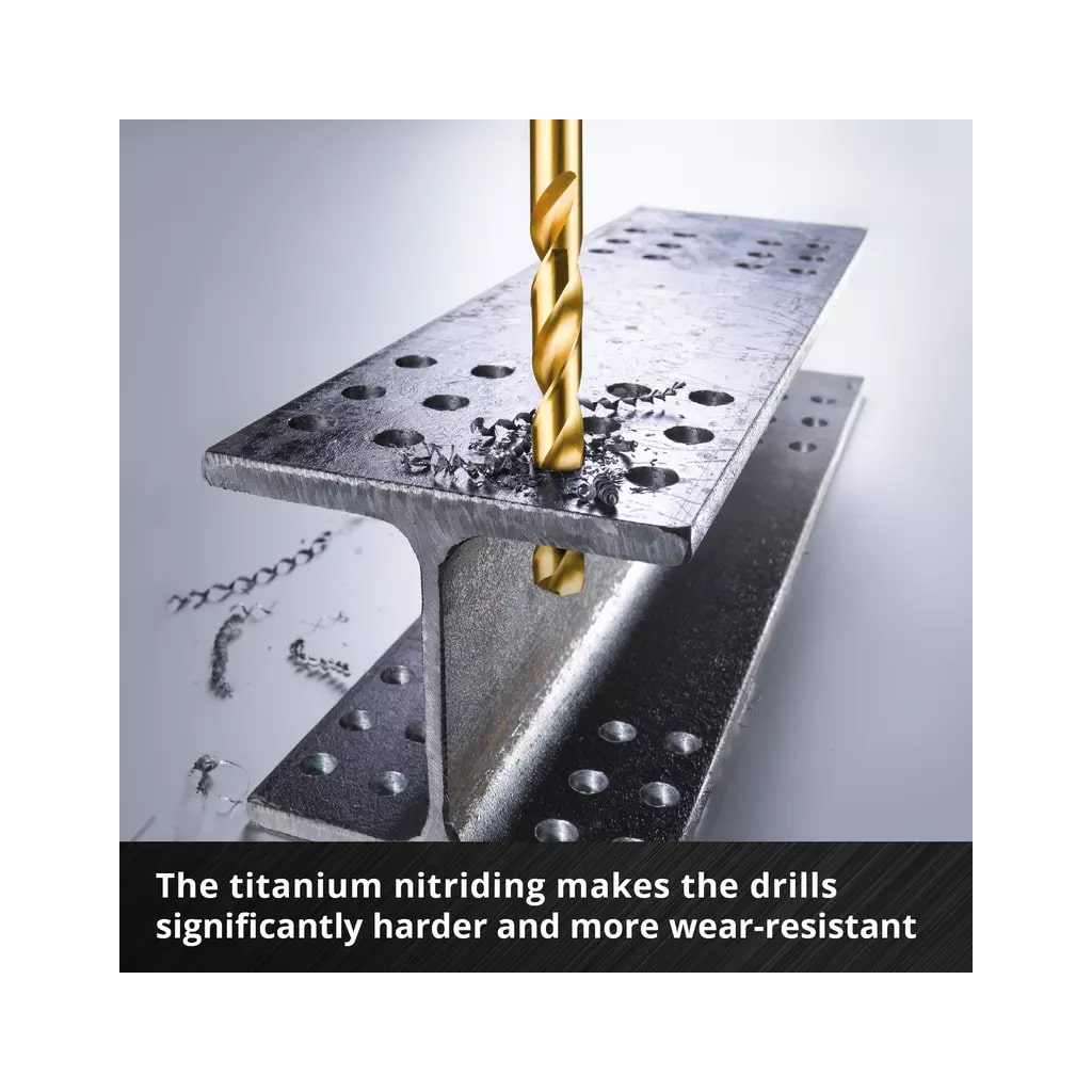 Набір свердл Einhell по металу 19шт, 1-10мм, кейс (427019) - зображення 4