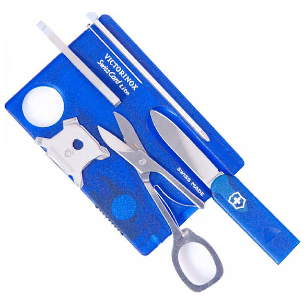 Мультитул Victorinox SwissCard Lite Transparent Blue (0.7322.T2) - зображення 2