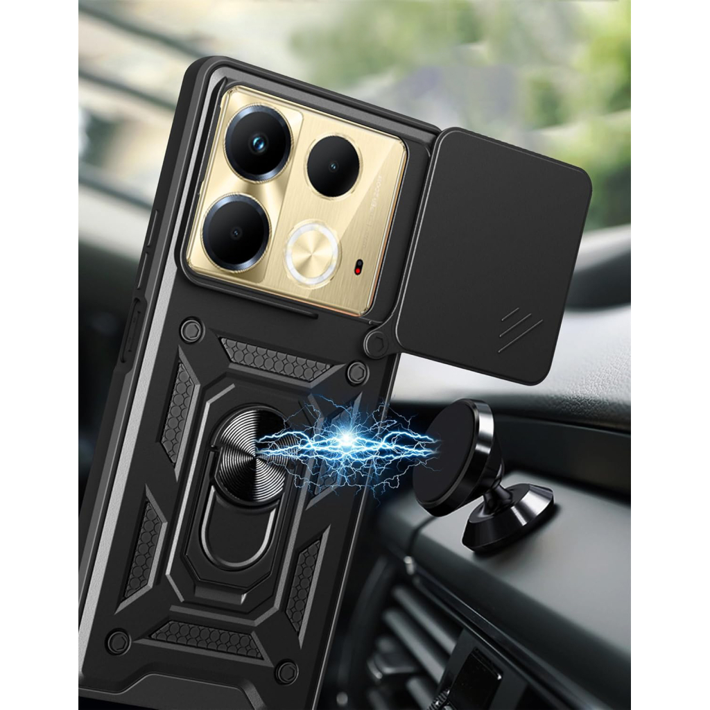 Чохол до мобільного телефона BeCover Military Infinix Note 40 (X6853) Black (712159) - зображення 4