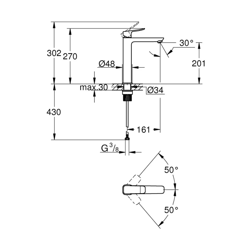 Змішувач Grohe QuickFix 1018922430 - зображення 4