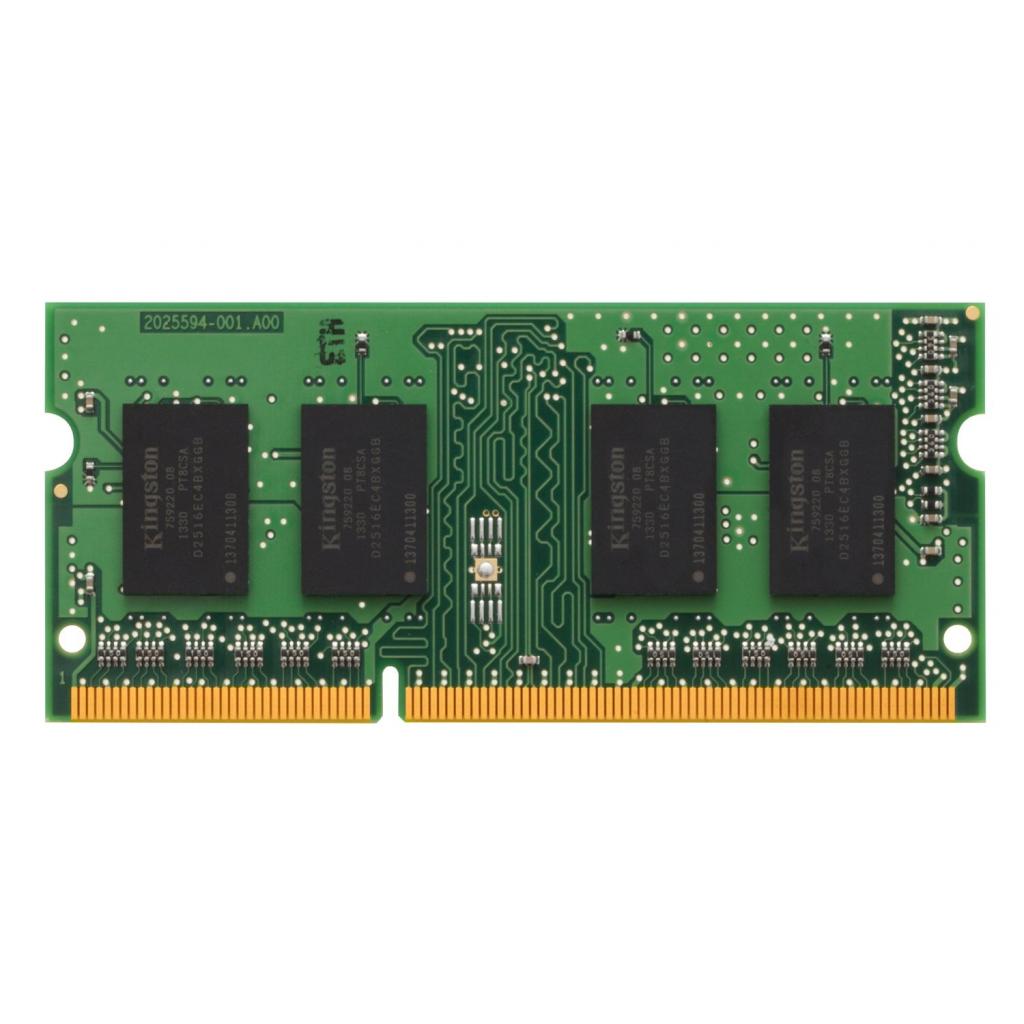 Модуль пам'яті для ноутбука SoDIMM DDR3 4GB 1600 MHz Kingston (KCP316SS8/4) - зображення 2