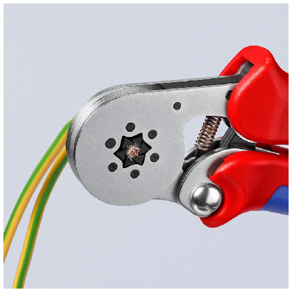 Затиск для клем KNIPEX для контактних гільз, шестигранний обжим (97 55 14) - зображення 6