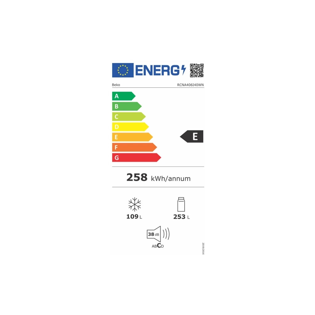 Холодильник Beko RCNA406I40WN - зображення 7
