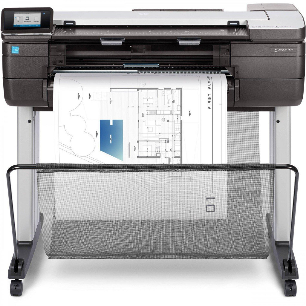 Плоттер HP DesignJet T830 с Wi-Fi 24'' (F9A28D) - зображення 5