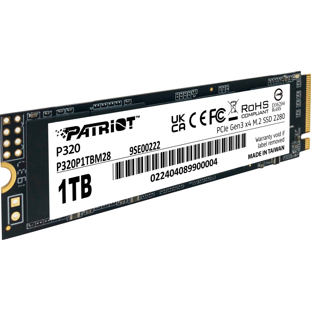 Накопичувач SSD M.2 2280 1TB Patriot (P320P1TBM28) - зображення 2