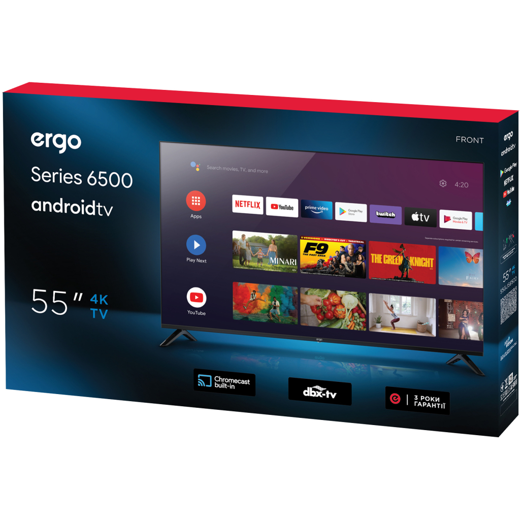 Телевізор Ergo 55GUS6500 - зображення 8