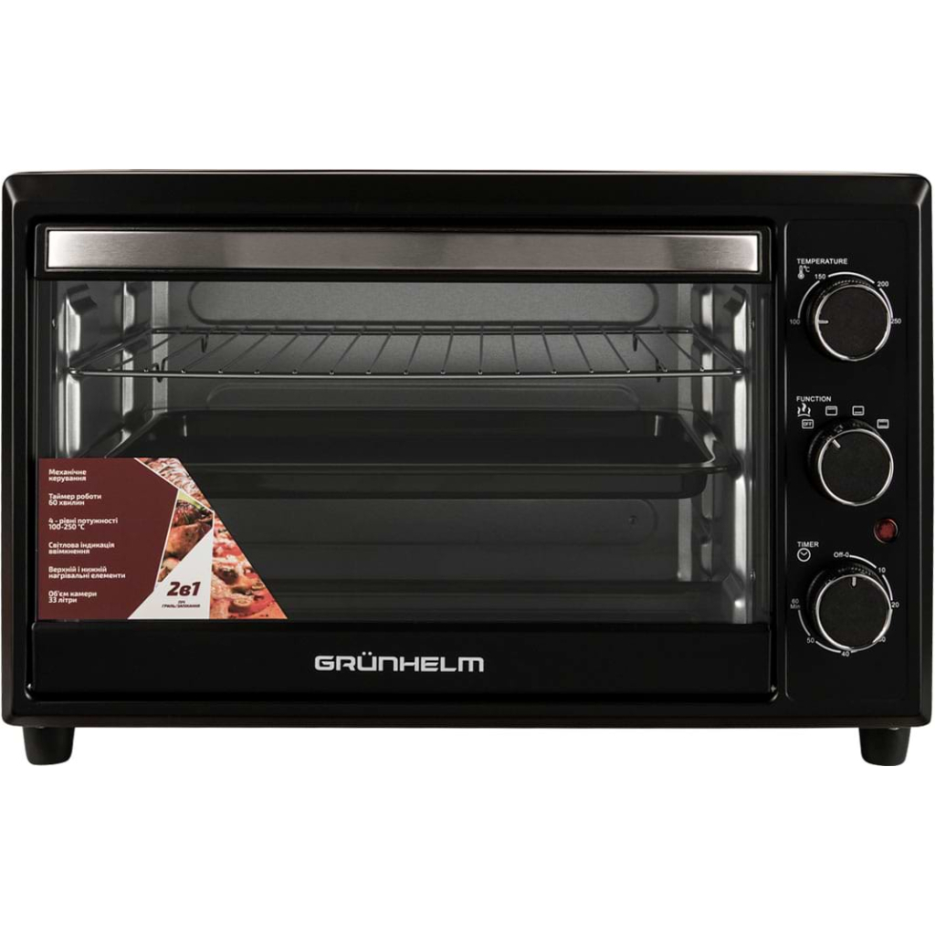 Електропіч Grunhelm GN33AВ - зображення 1