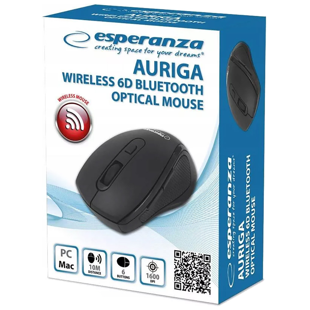 Мишка Esperanza Auriga 6D Bluetooth Black (EM128K) - зображення 2