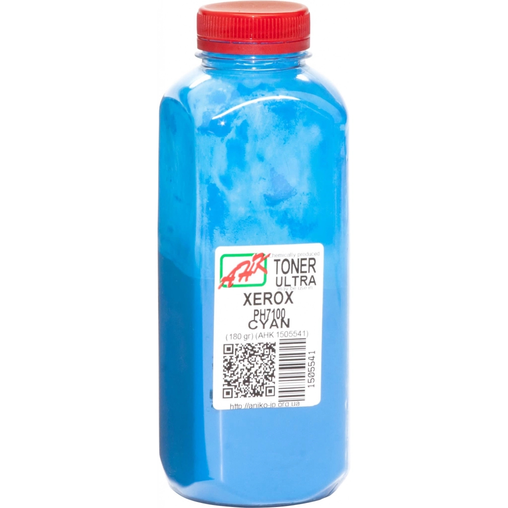 Тонер Xerox Ph7100 180г Cyan, ULTRA COLOR AHK (1505541) - изображение 1