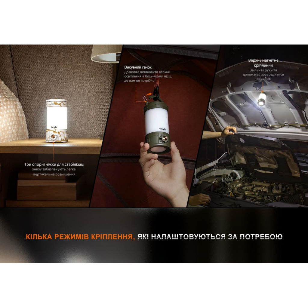 Ліхтар Fenix кемпінговий CL26R Pro Мармуровий Білий (CL26RPROWH) - picture 12