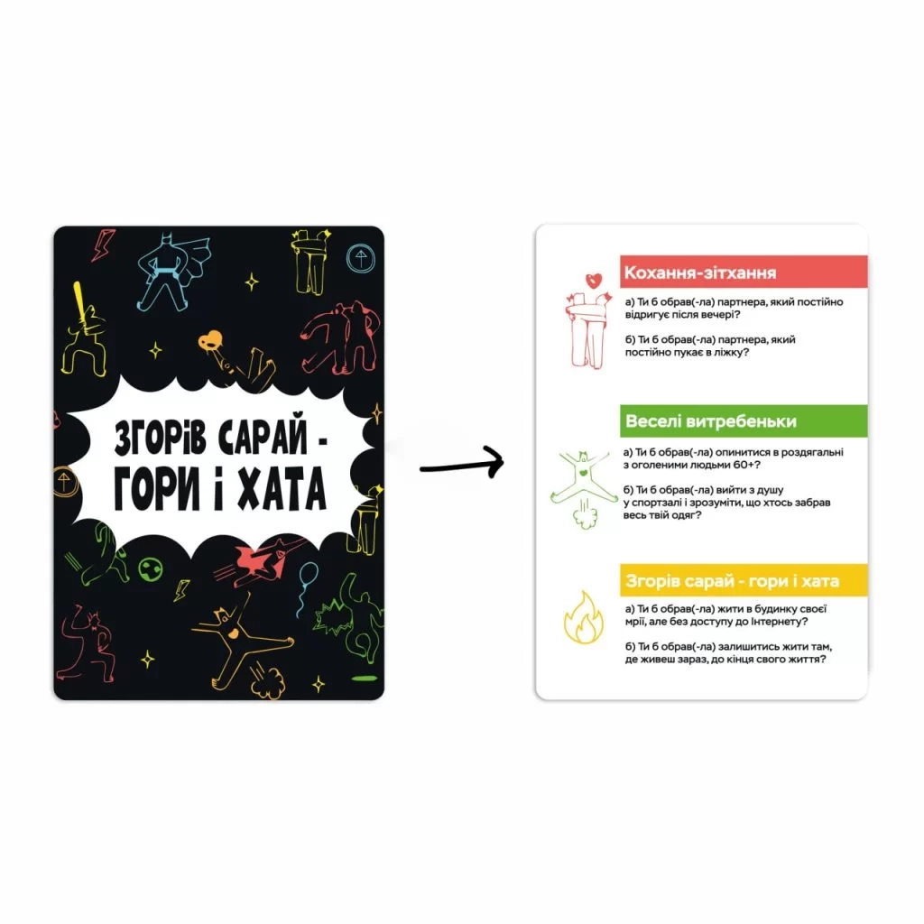 Настільна гра Memo Games Згорів сарай - гори і хата (укр.) (m-0023/0025) - изображение 11