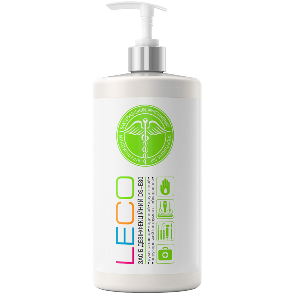 Антисептик для рук Leco DS-E80 1 л (XL 40235) - зображення 1