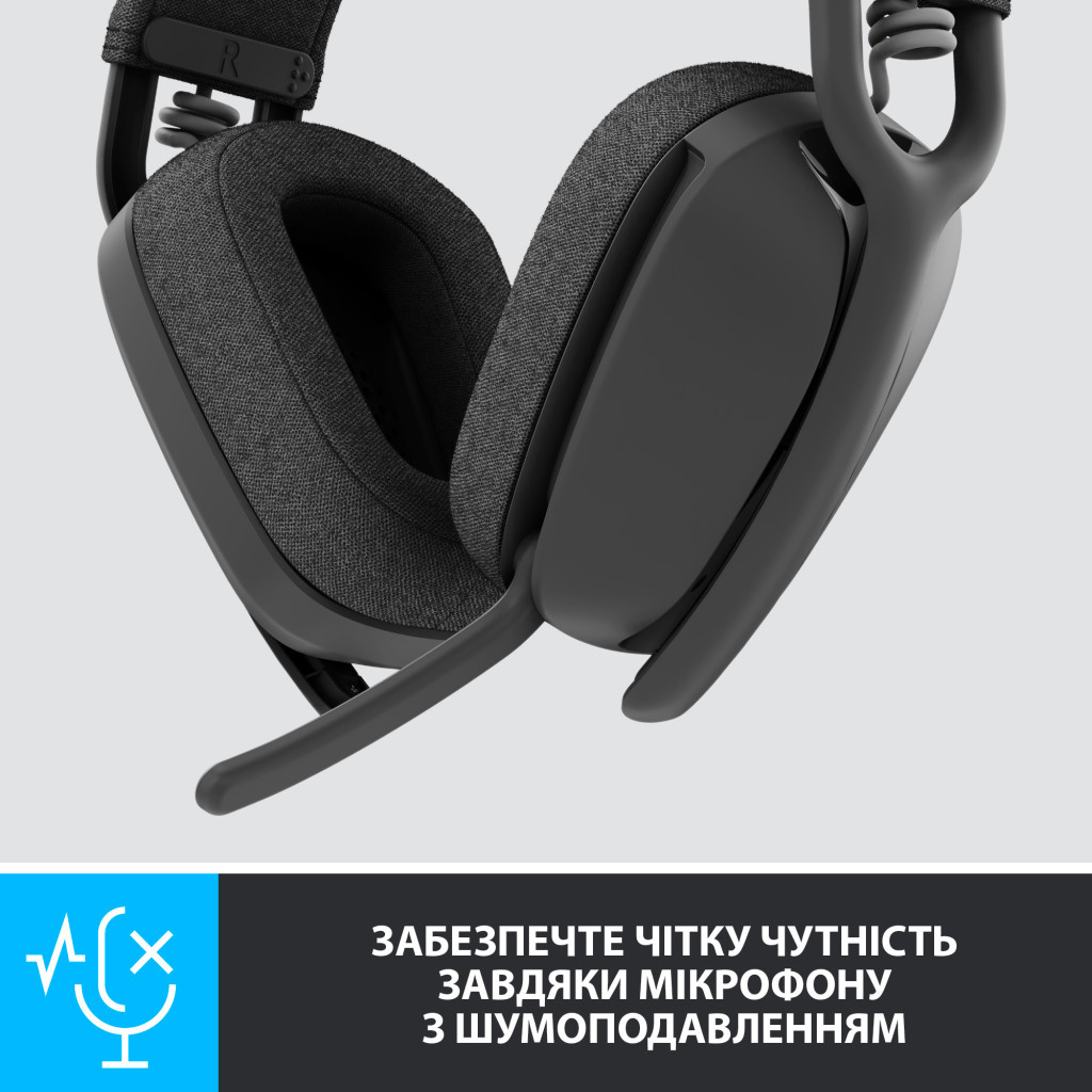 Навушники Logitech Zone Vibe 125 Graphite (981-001126) - зображення 3