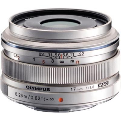 Об'єктив Olympus EW-M1718 17mm 1:1.8 Silver (V311050SE000) - зображення 1