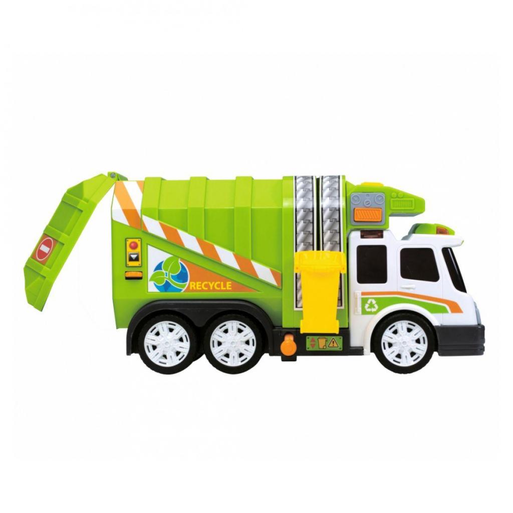 Спецтехніка Dickie Toys Сміттєвоз з баком зі св. та зв.ефектами (3308357) - зображення 4