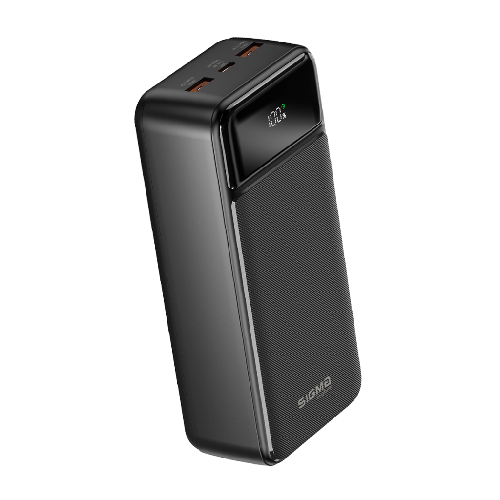 Батарея універсальна Sigma X-power SI30A4QL 30000mAh, PD/20W, QC22.5W, LED, cable 20w, black (4827798787311) - зображення 5