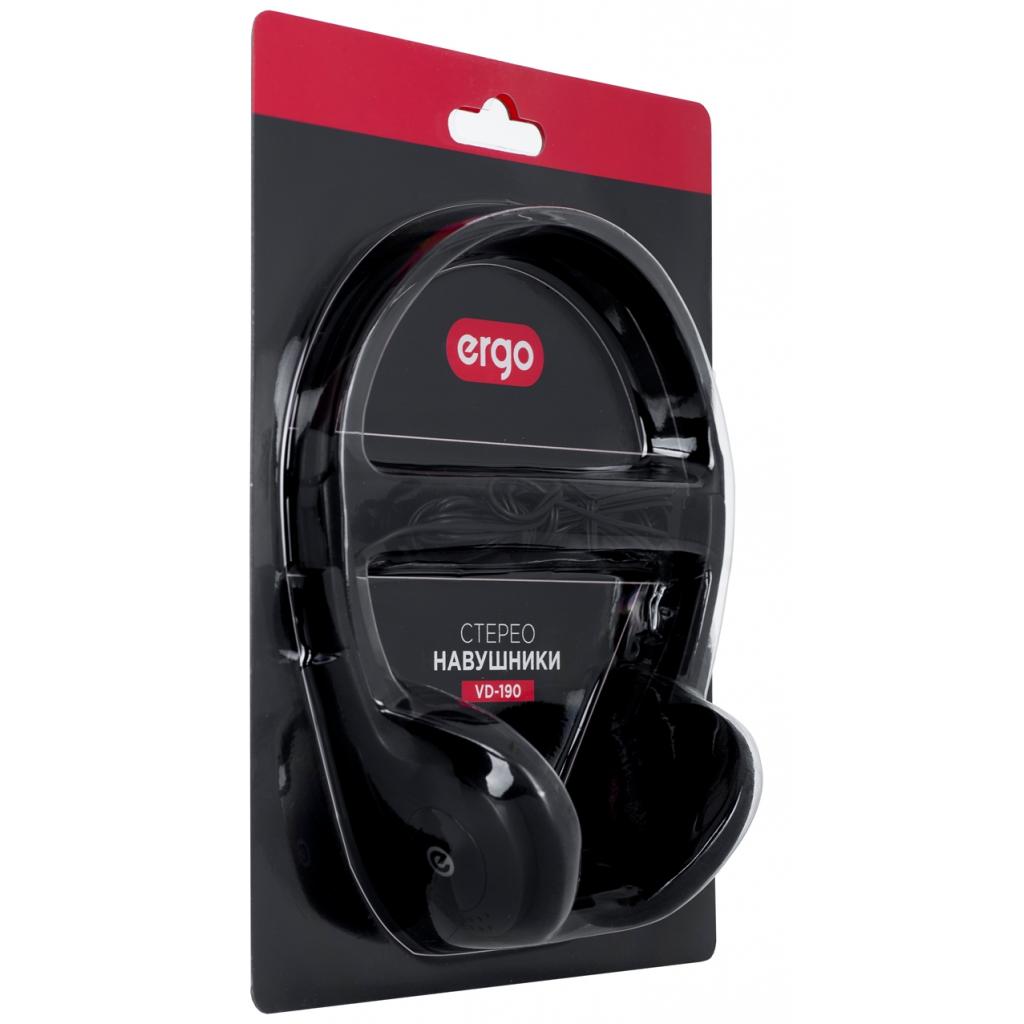 Навушники Ergo VD-190 Black - зображення 5