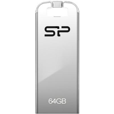 USB флеш накопичувач Silicon Power 64GB Touch T03 Silver USB 2.0 (SP064GBUF2T03V3F) - зображення 1