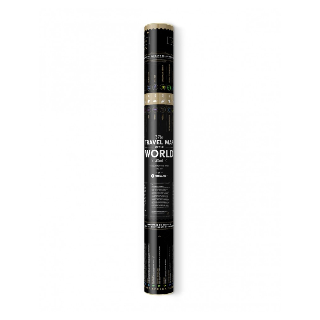 Скретч карта 1DEA.me Travel Map Black World (13007) - изображение 8