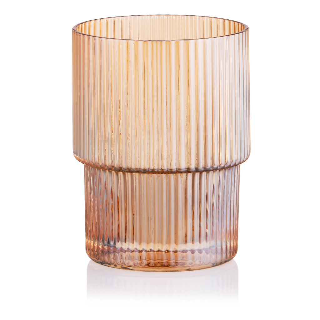 Набір склянок Ardesto 200мл, 2шт, скло, золотистий (AR2620GG) - зображення 1