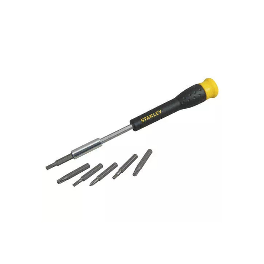 Викрутка Stanley з бітами Phillips, Pozidriv, Torx, Slotted, Sl1, Ph00, Pz0, Т5, ТТ10, L = 25 мм, 33 шт, кейс (STHT0-62634) - зображення 2