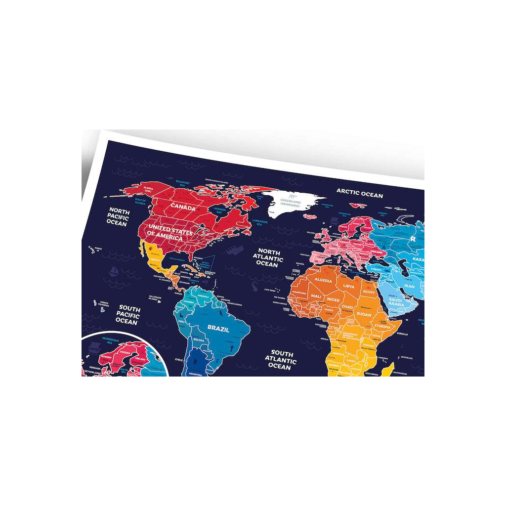 Скретч карта 1DEA.me Travel Map Holiday World (13022) - изображение 6