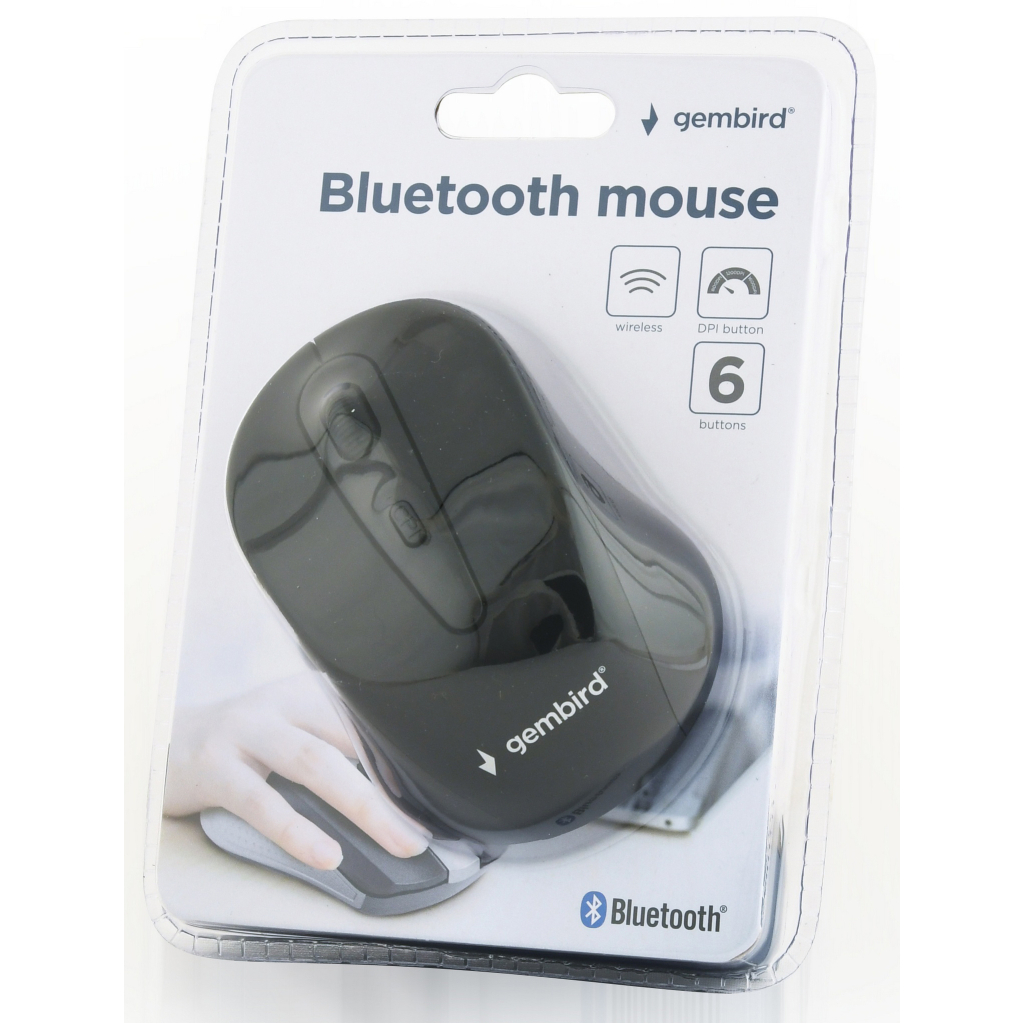 Мишка Gembird MUSWB2 Bluetooth Black (MUSWB2) - зображення 3