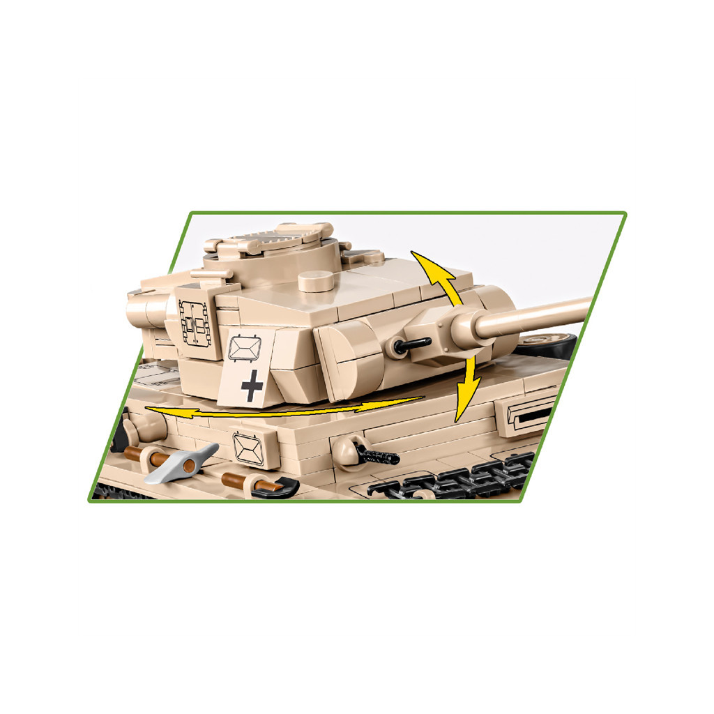 Конструктор Cobi Друга Світова Війна Танк Panzer III, 780 деталей (COBI-2562) - зображення 4