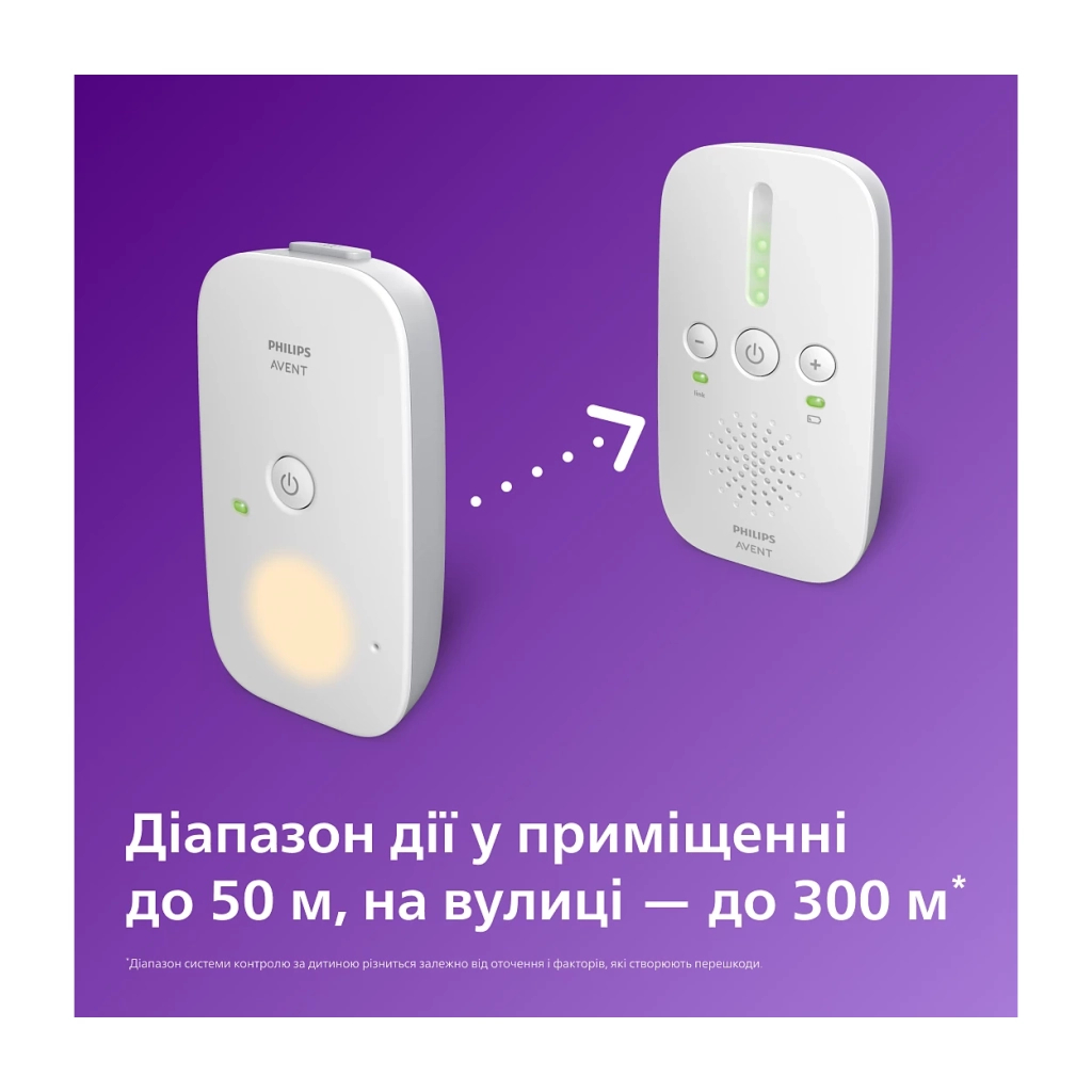 Радіоняня Philips AVENT цифрова (SCD502/26) - зображення 3