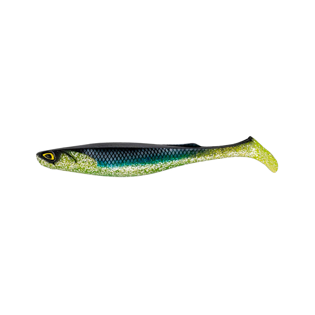 Силікон рибальський FishUP RAM Shad 8" 352 - Blue Shiner Chart (1шт/уп) (1864.11.26) - зображення 1