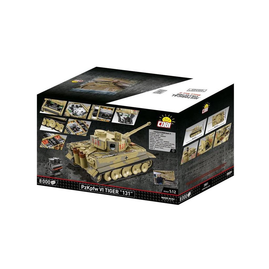 Конструктор Cobi PZKPFW VI Тигр 131, 1:12 8000 деталей (COBI-2801) - зображення 1