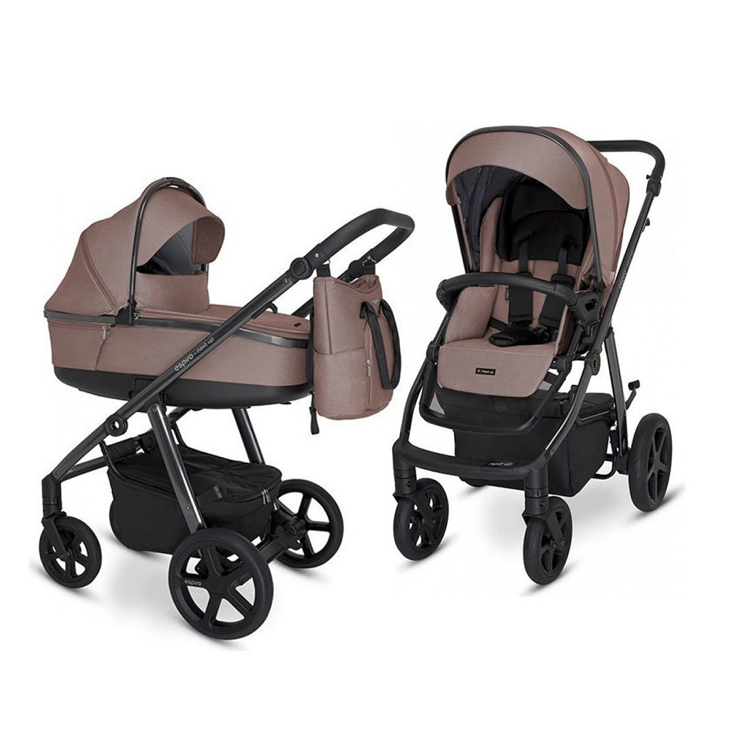Коляска Espiro 2 в 1 Next Up 609 Chrome Beige Nude (5906724205540) - зображення 1