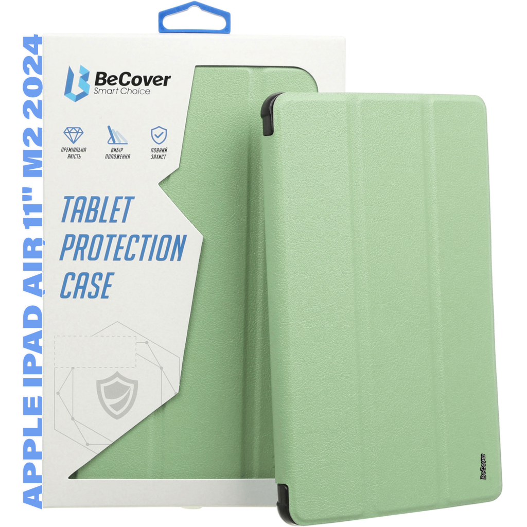 Чохол до планшета BeCover Soft Edge TPU Apple iPad Air 11" M2/M3 (2024/2025) Light Green (711704) - зображення 7