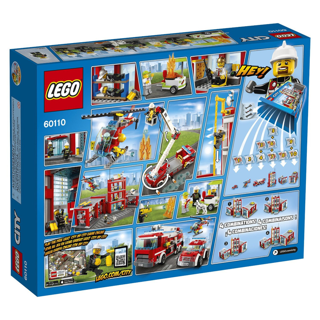 Конструктор LEGO City Fire Пожежна частина (60110) - зображення 12