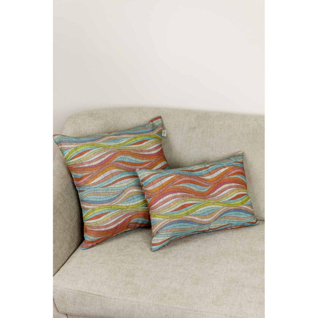 Подушка Прованс декоративна MixPrint 501 хвиля 45х45 см (029874) - изображение 3