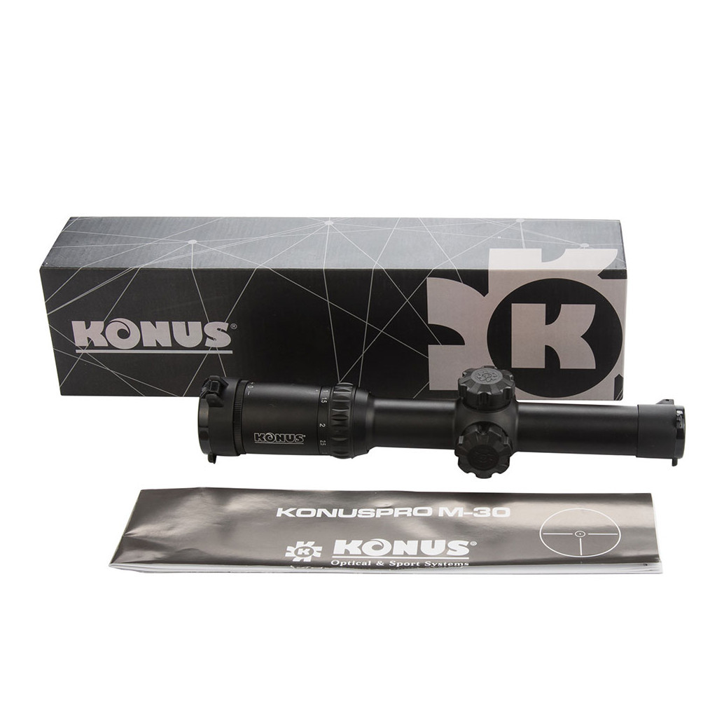 Оптичний приціл Konus KonusPRO M-30 1-4x24 Circle Dot IR (7184) - зображення 6