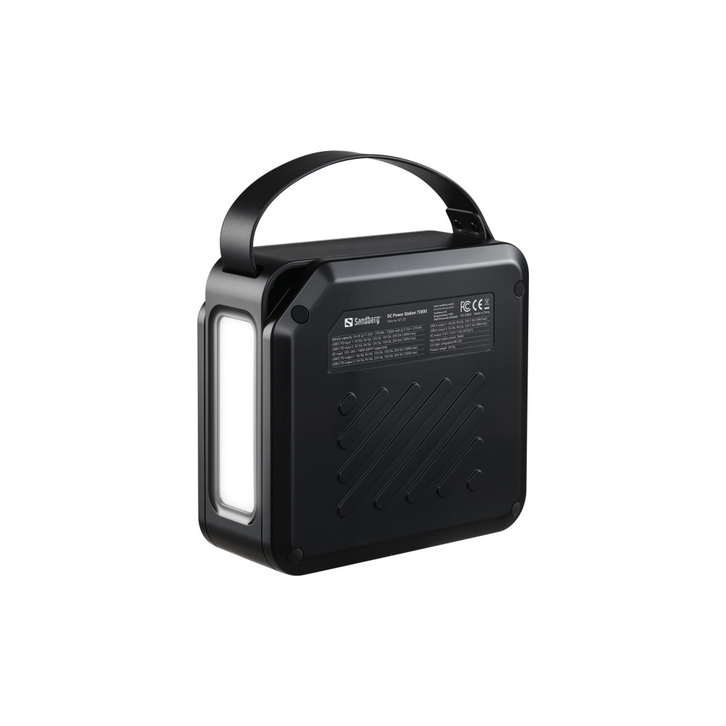 Батарея універсальна Sandberg 72000mAh max 268W, DC9,612,6V/10A, PD/100W(In/Out), LiMnFePO (421-22) - изображение 3