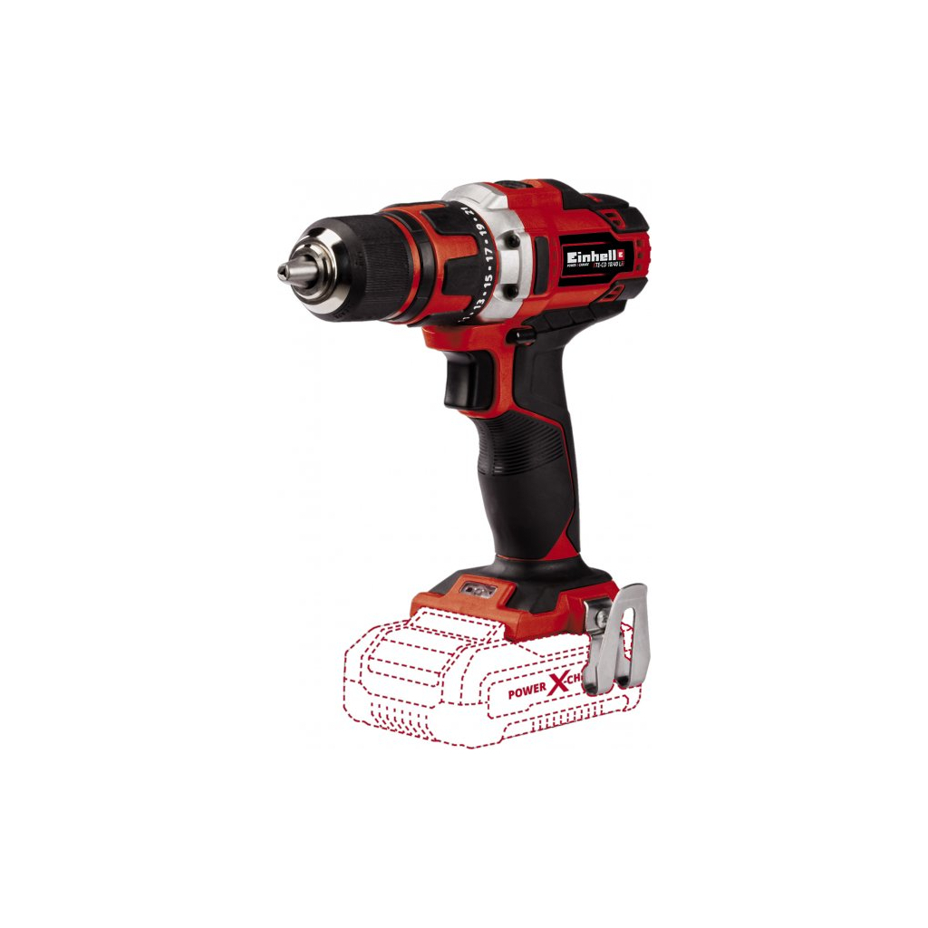 Шуруповерт Einhell TE-CD 18/40 Li-Solo, PXC (без АКБ і ЗП) (4513925) - зображення 1