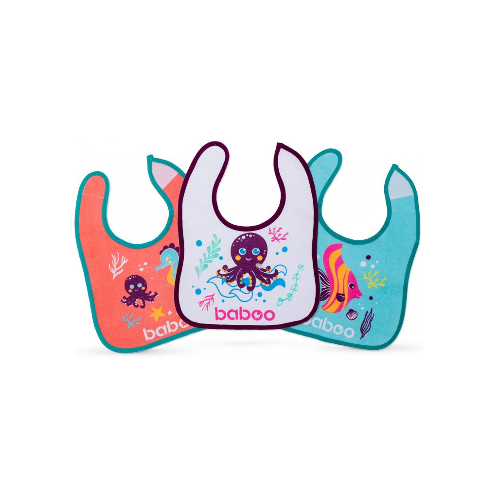 Слинявчик Baboo Sea Life 3 шт (90603) - изображение 2