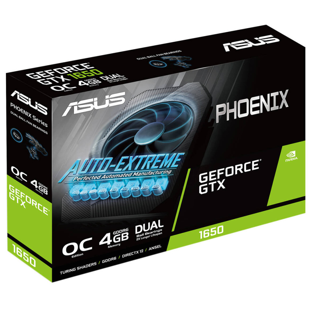 Відеокарта ASUS GeForce GTX1650 4096Mb PH OC D6 P (PH-GTX1650-O4GD6-P) - зображення 8