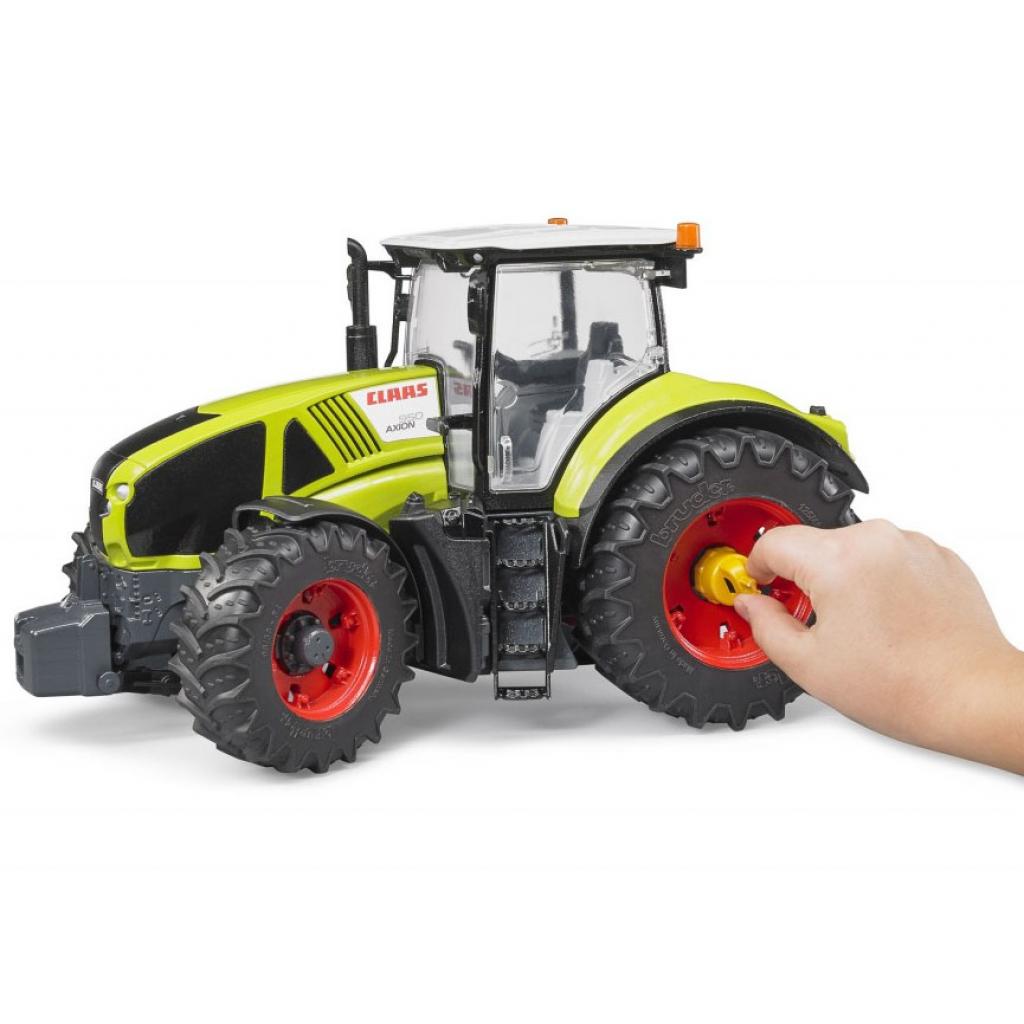 Спецтехніка Bruder трактор Claas Axion 950 з навантажувачем (03013) - зображення 6