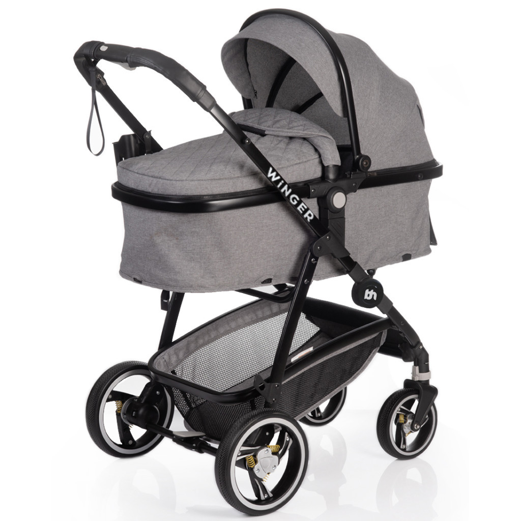 Коляска BabyHit Winger Grey трансформер (73555) - зображення 8